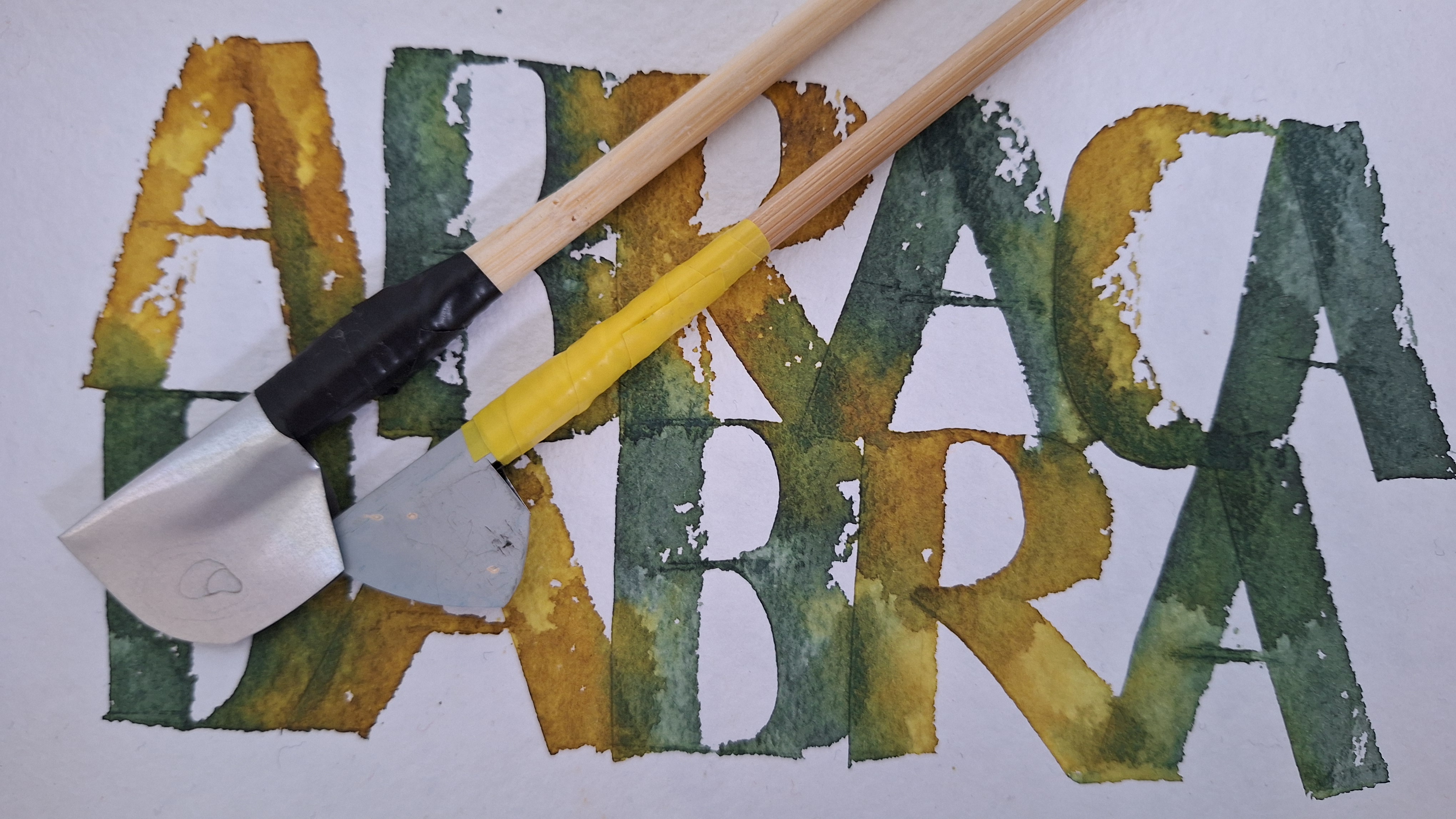 Creaties met COLA-pen,  za VM 25 juli